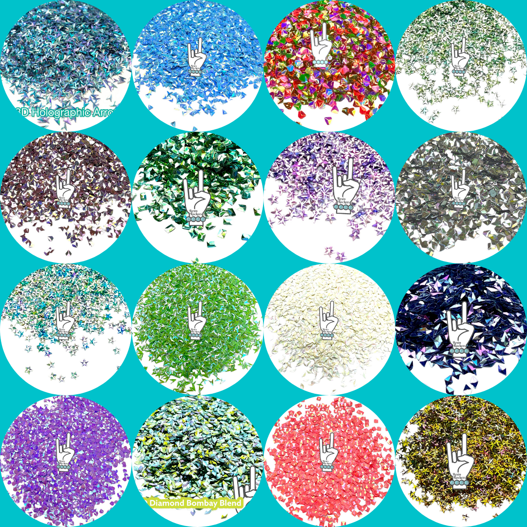 3D Glitter Bundle for UV and Epoxy Resin Art