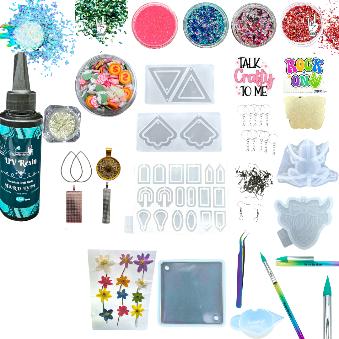 UV Resin Crafting Kit Gift Box