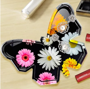 Large Butterfly Tray Mold for Epoxy Resin