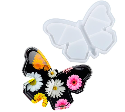 Large Butterfly Tray Mold for Epoxy Resin