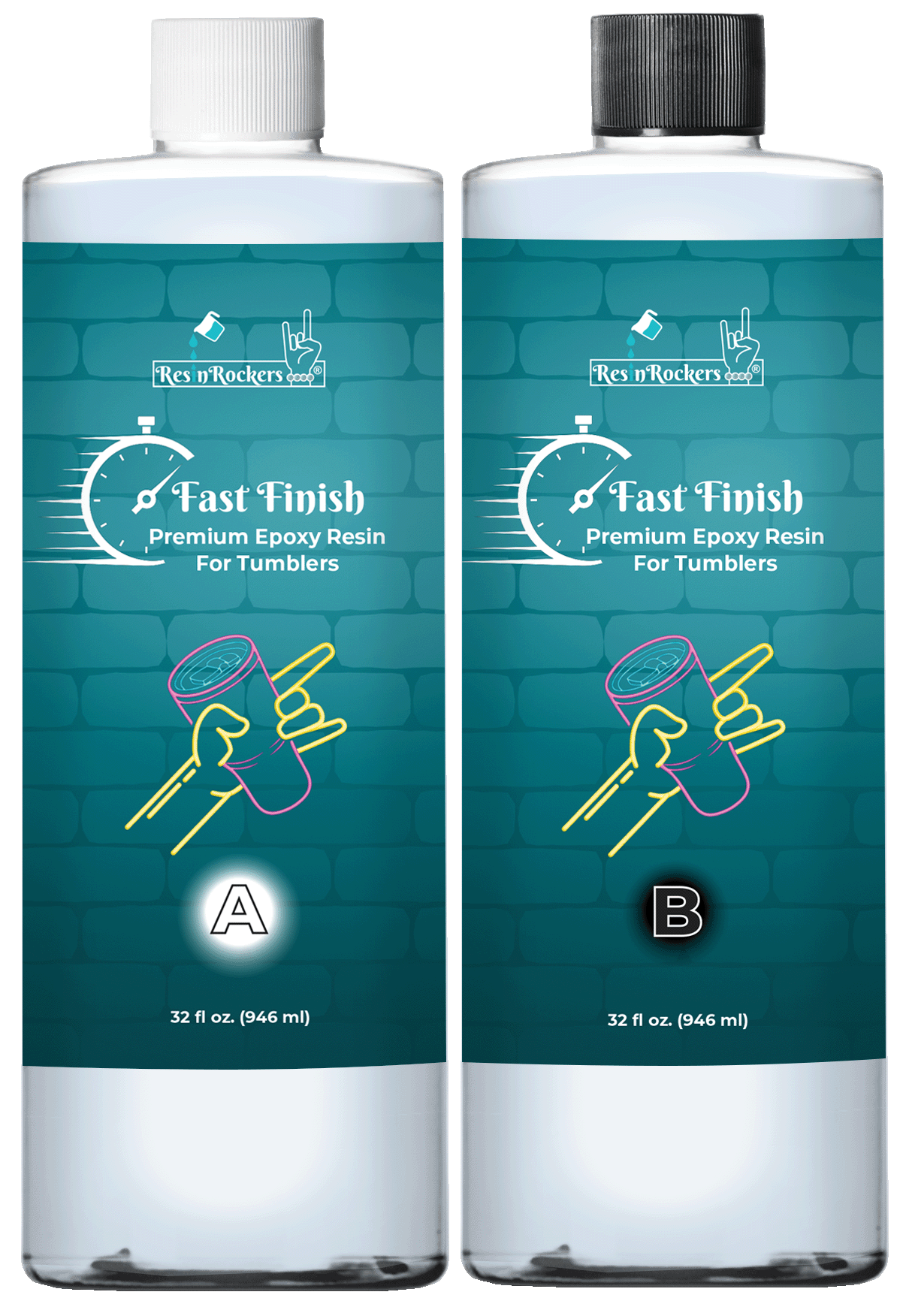Fast Finish™️ Premium Fast Set Epoxy Resin For Tumblers - Resin Rockers