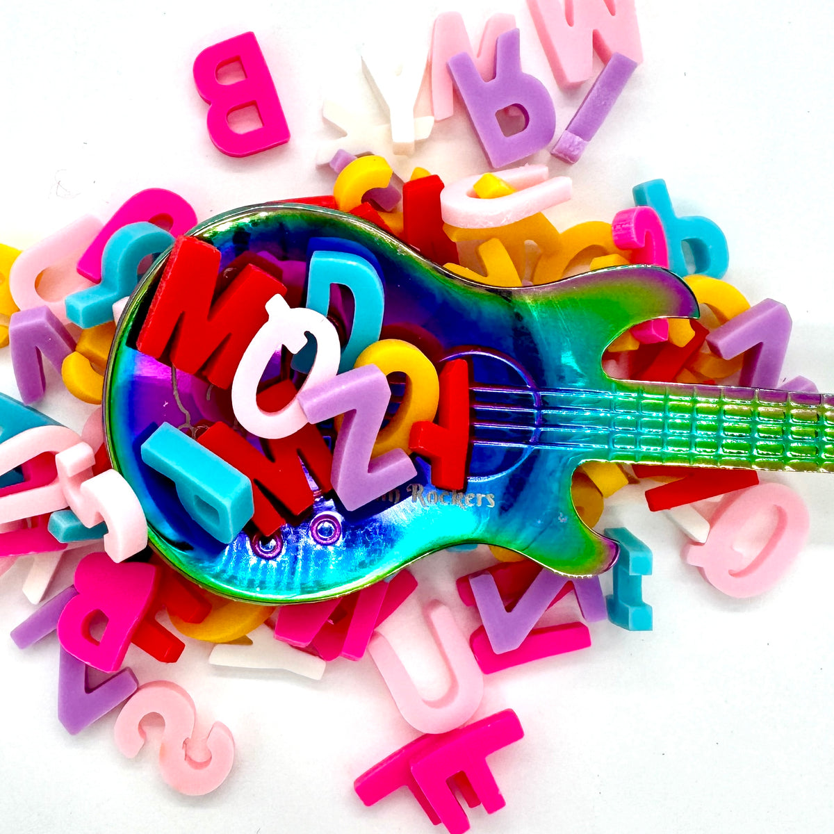 Large Alphabet Polymer Clay Pieces for Epoxy and Resin Art