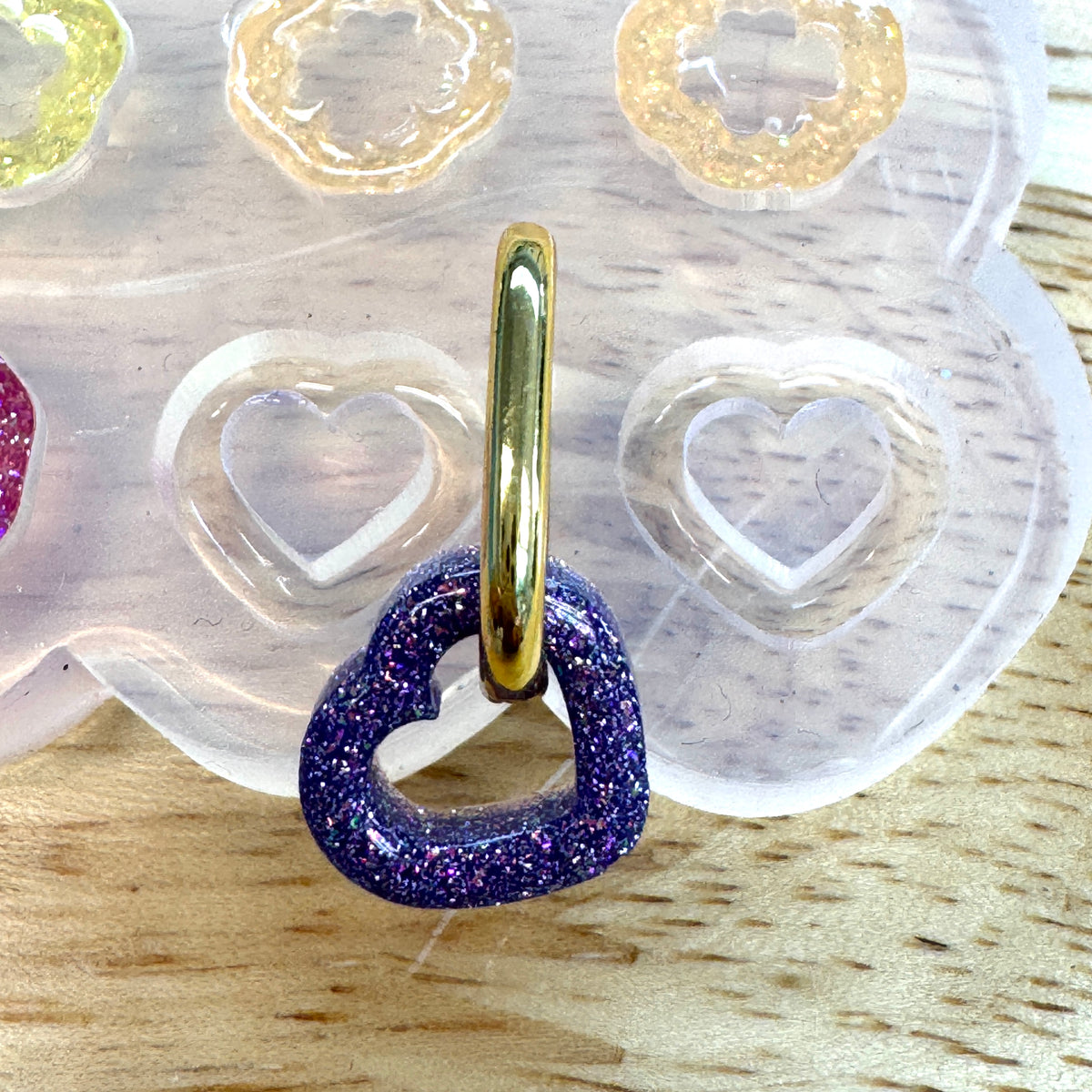 Fun Shapes UV Resin Earring Mold for Rounded Rectangle Link