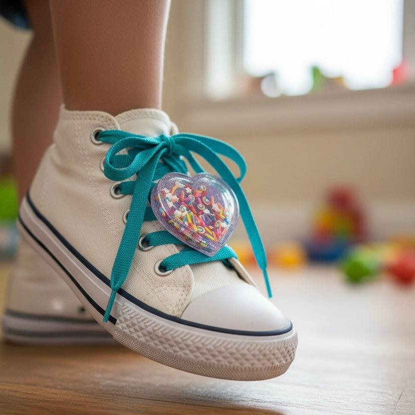 Shaker Necklace or Shoelace Attachments with Free Lanyard