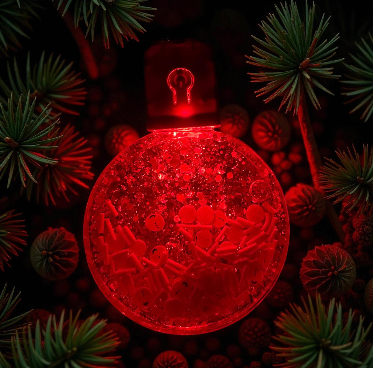 LED Snow Globe Shaker Ornament Blanks Globe Kit