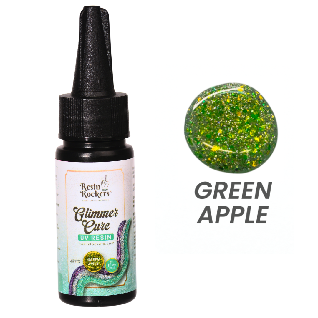 Glimmer Cure Glitter UV Resin Hard Type™️ - Individual Bottles Only