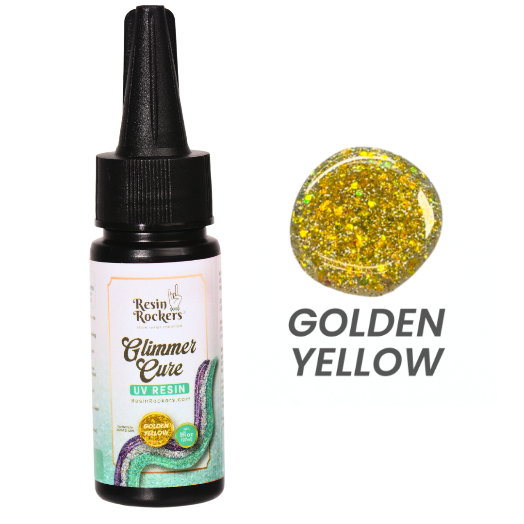 Glimmer Cure Glitter UV Resin Hard Type™️ - Individual Bottles Only