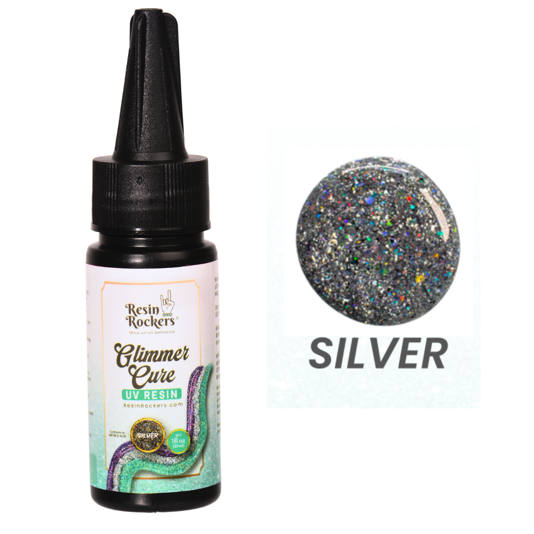 Glimmer Cure Glitter UV Resin Hard Type™️ - Individual Bottles Only
