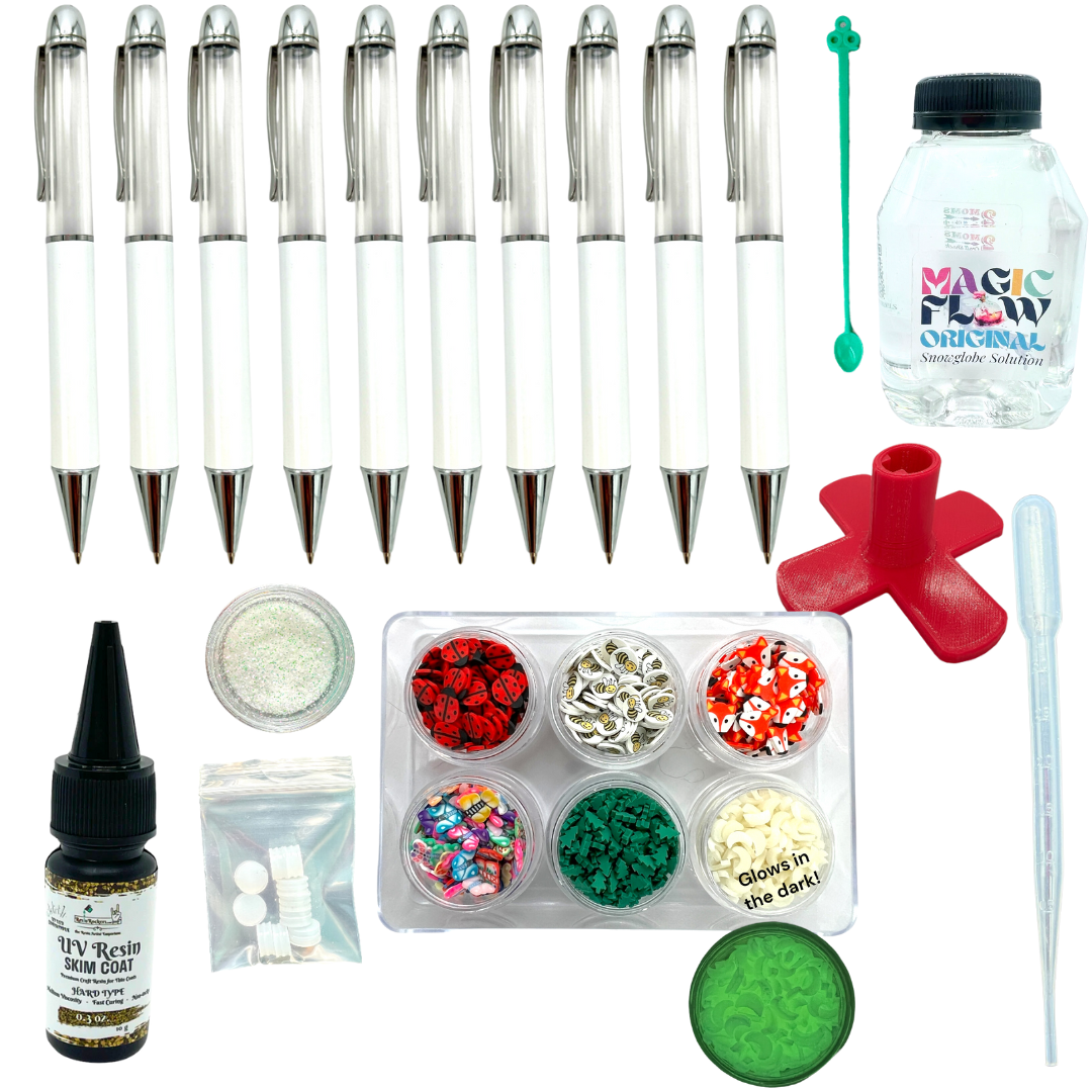 The Great Outdoors Snow Globe Chunky Ballpoint Sublimation Pen Crafting Kit