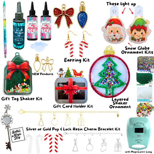 Handmade for the Holidays UV Resin Workshop Kit- FREE CLASS Nov. 5 PRE-ORDER