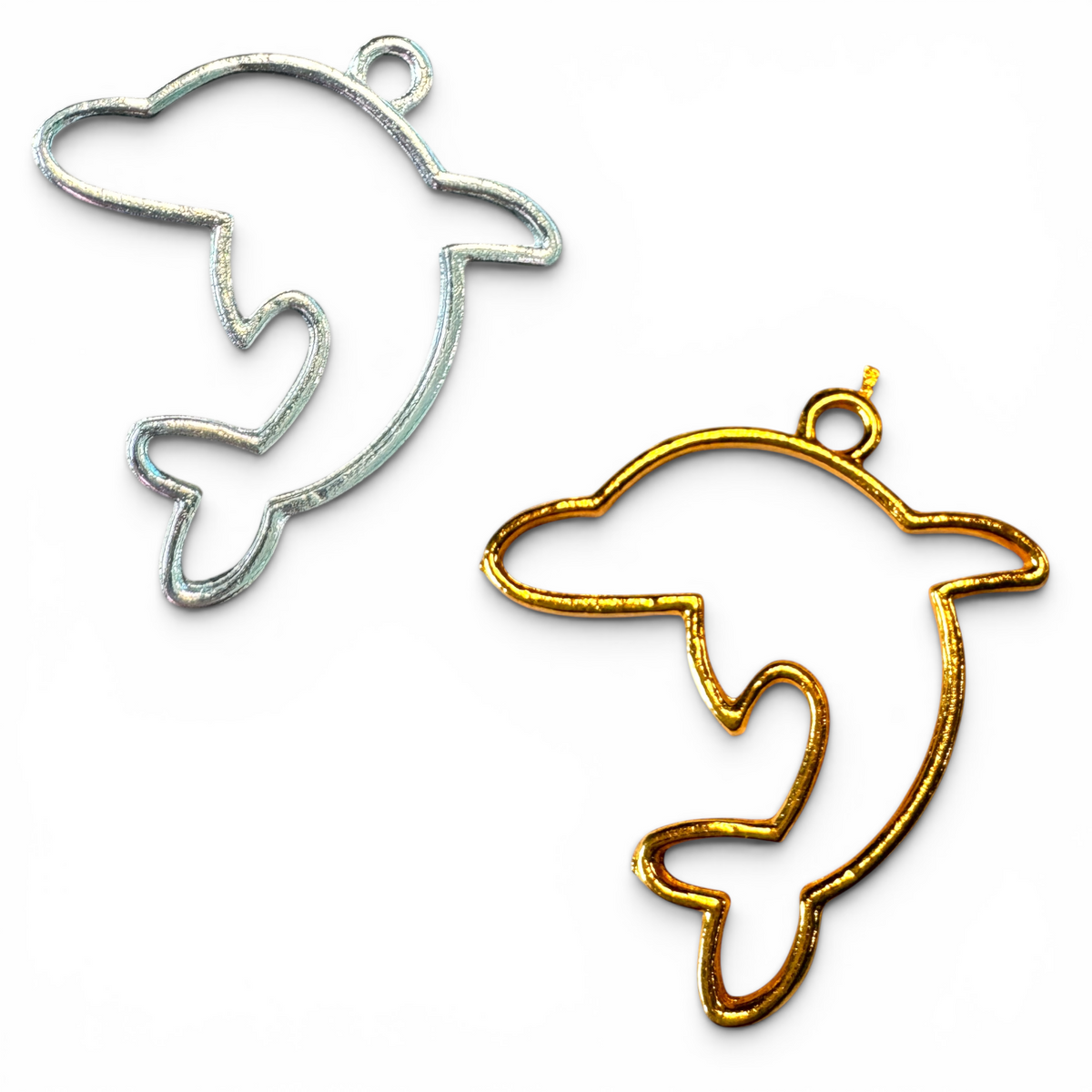 Dolphin Open Back Bezel Blank - 10 Pc