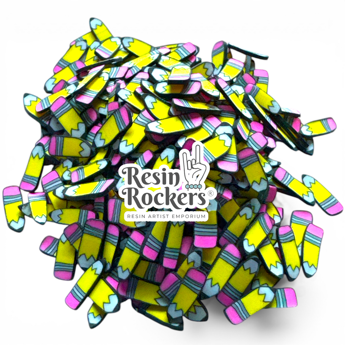 Pencil Polymer Clay Pieces