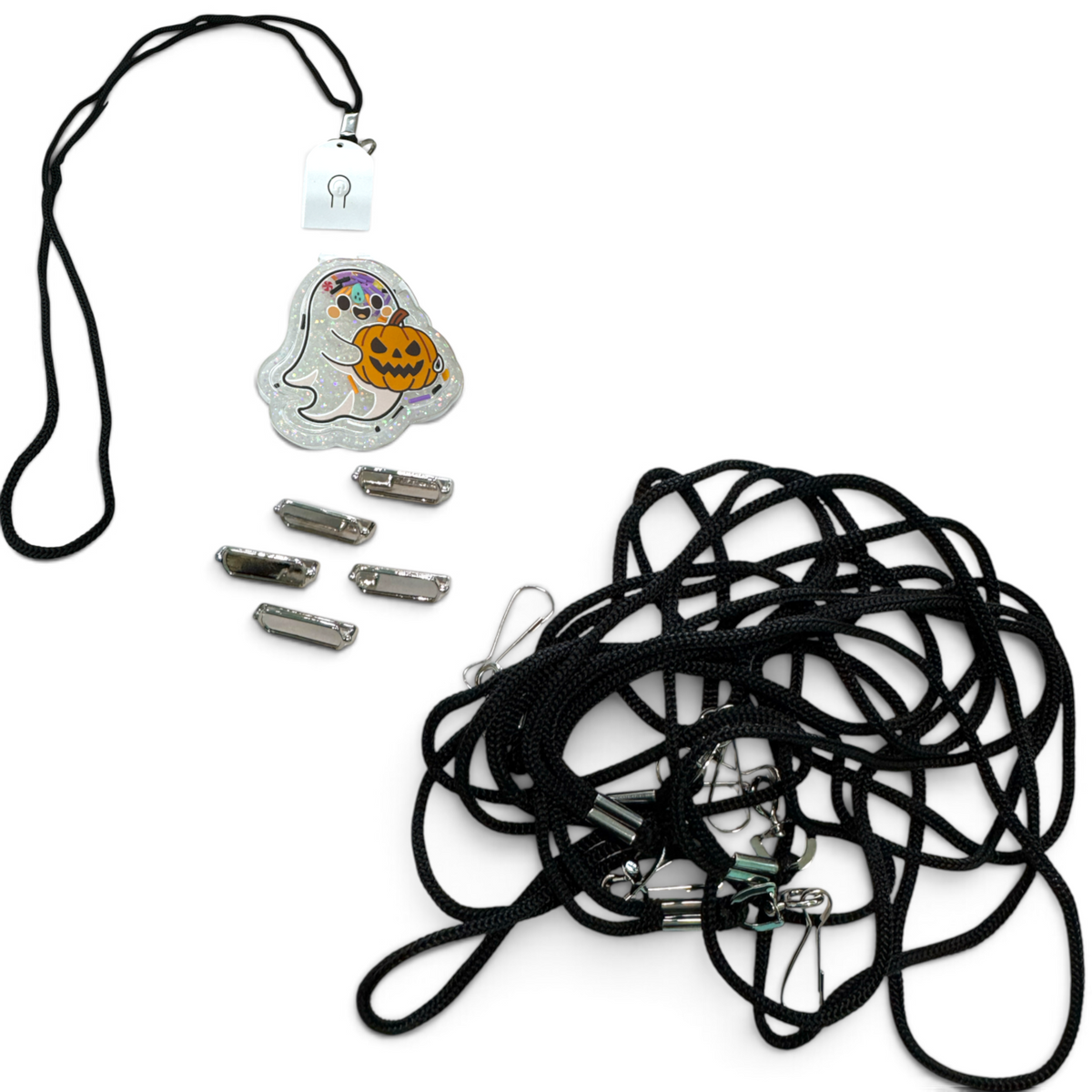5 Pack of Lanyards and Attachments for LED Light Up Shaker Kits