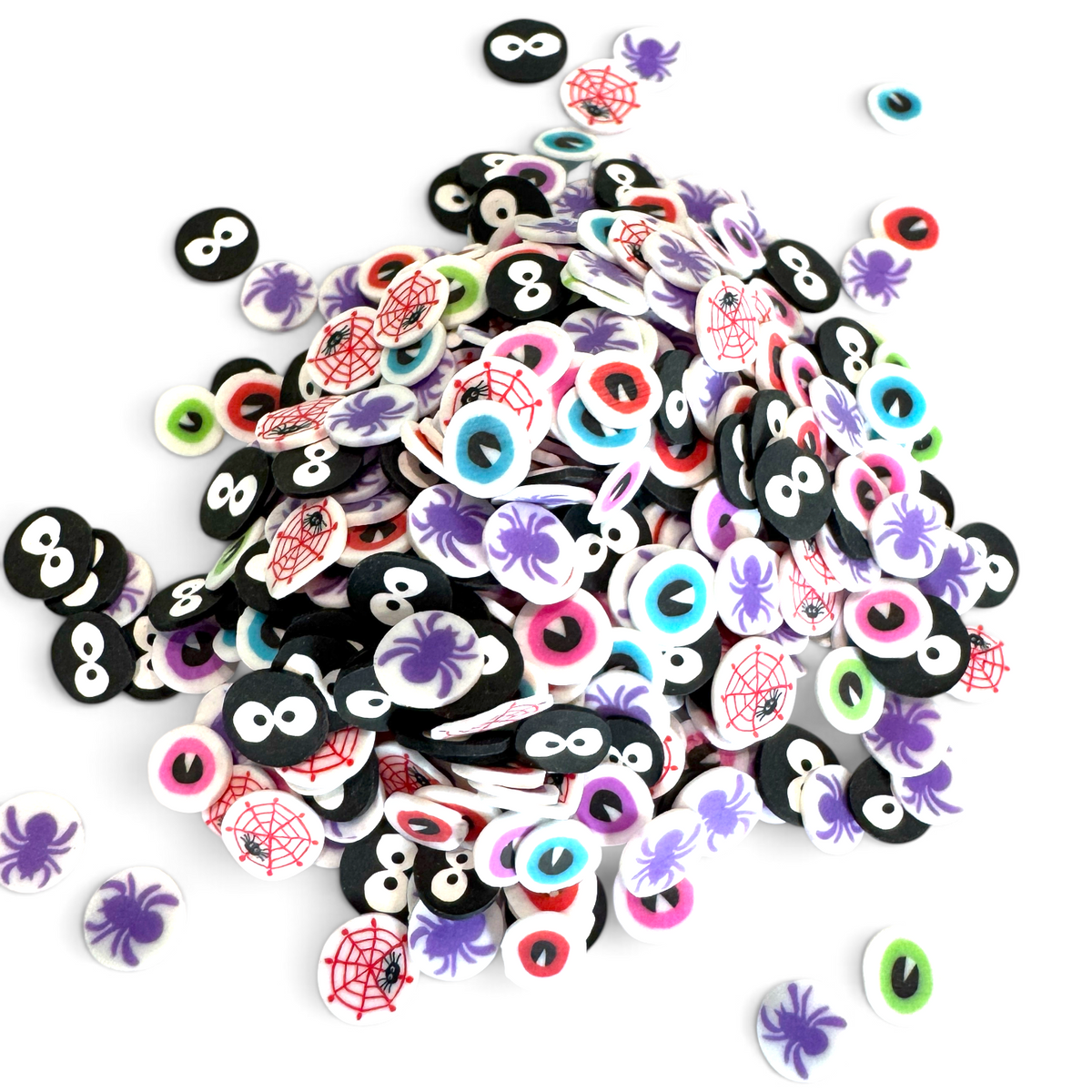 Spooky Eyes Polymer Clay Piece Mix