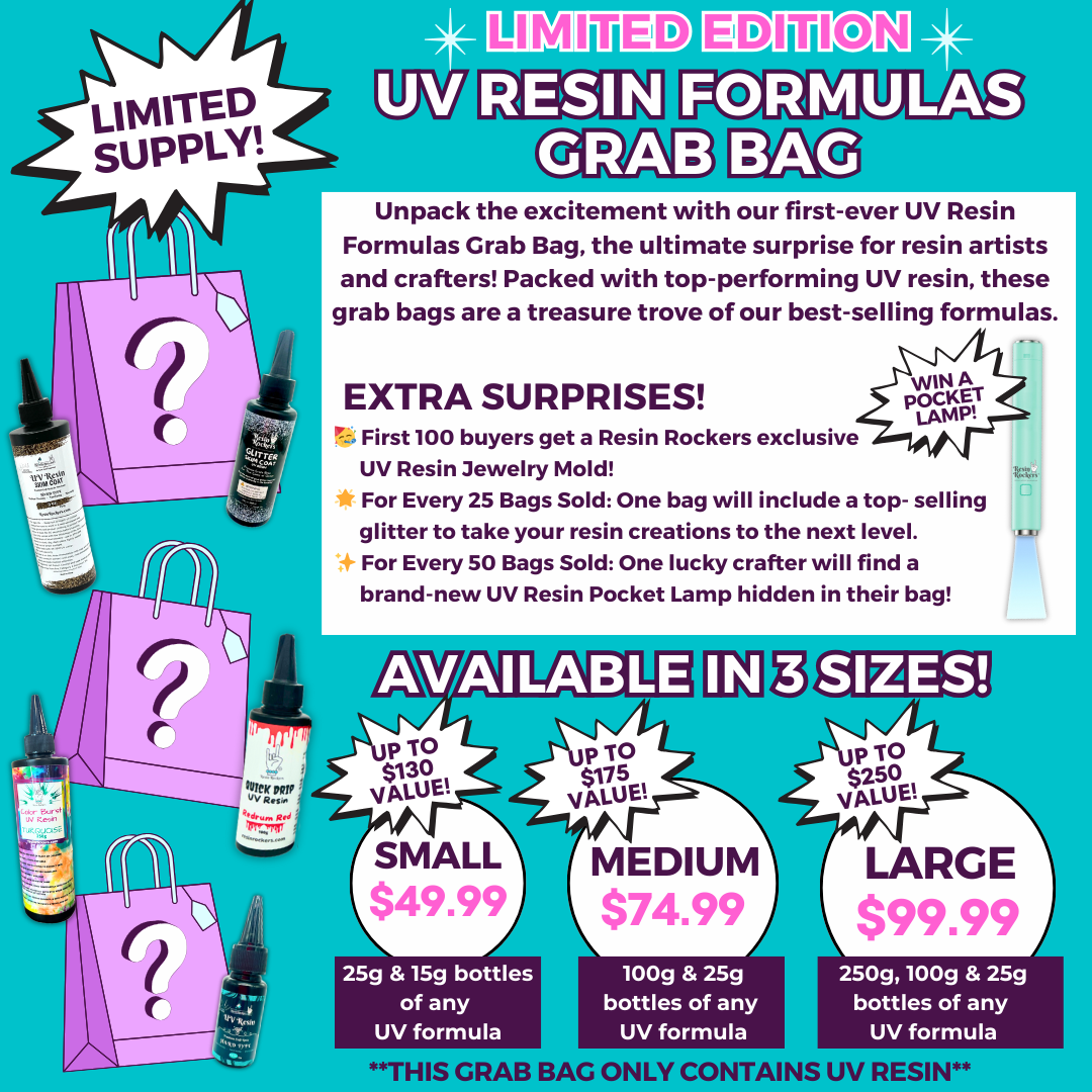 UV Resin Formulas Grab Bag – Limited Edition!