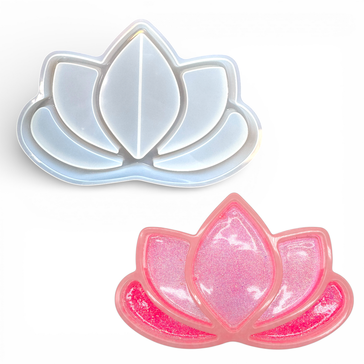 Large Lotus Flower Tray Mold for Epoxy Resin