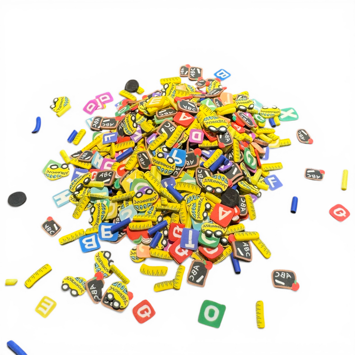 Back to School Polymer Clay Pieces