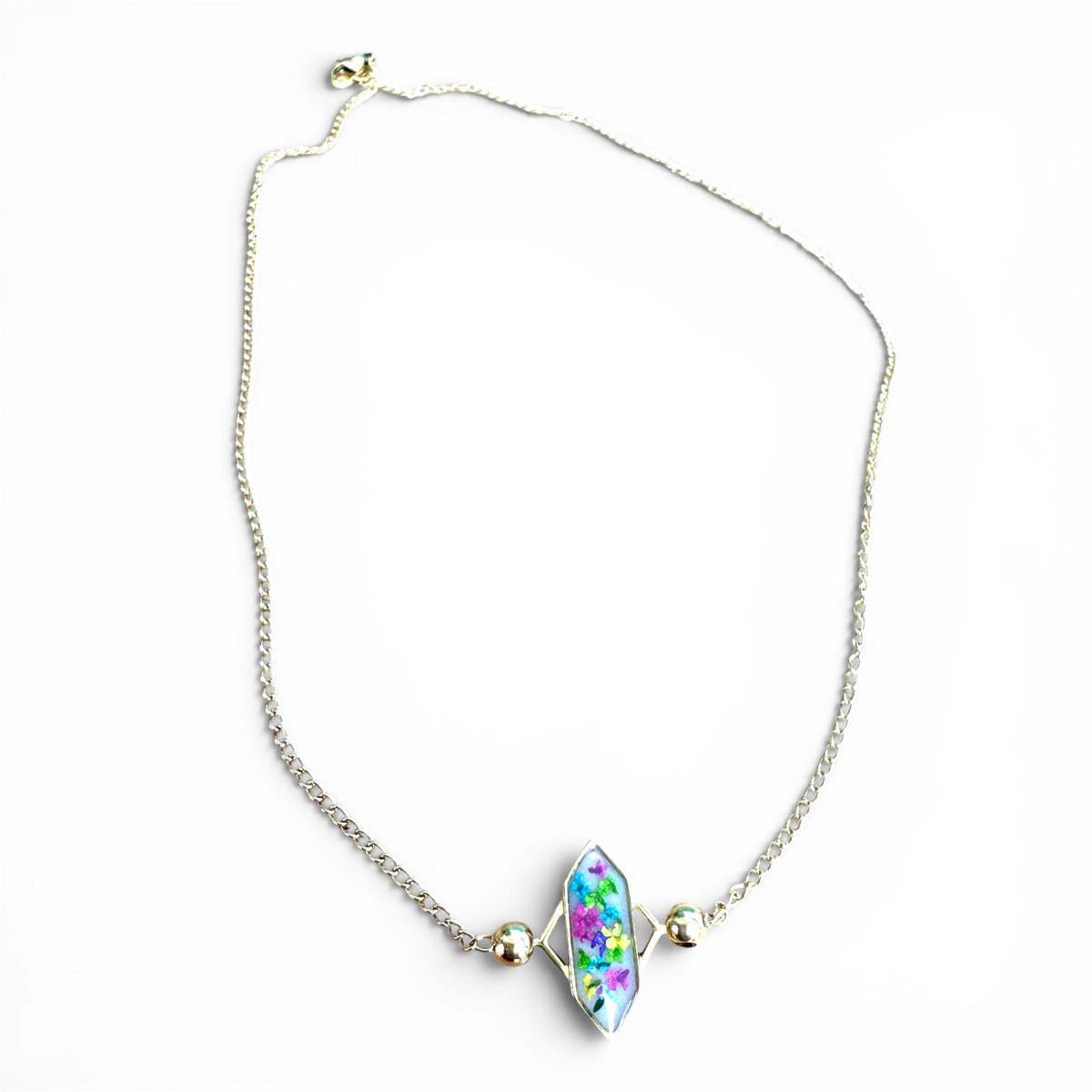 Auradel Interchangeable Necklace UV Resin Mini Kit CONQUERING Silver or Gold