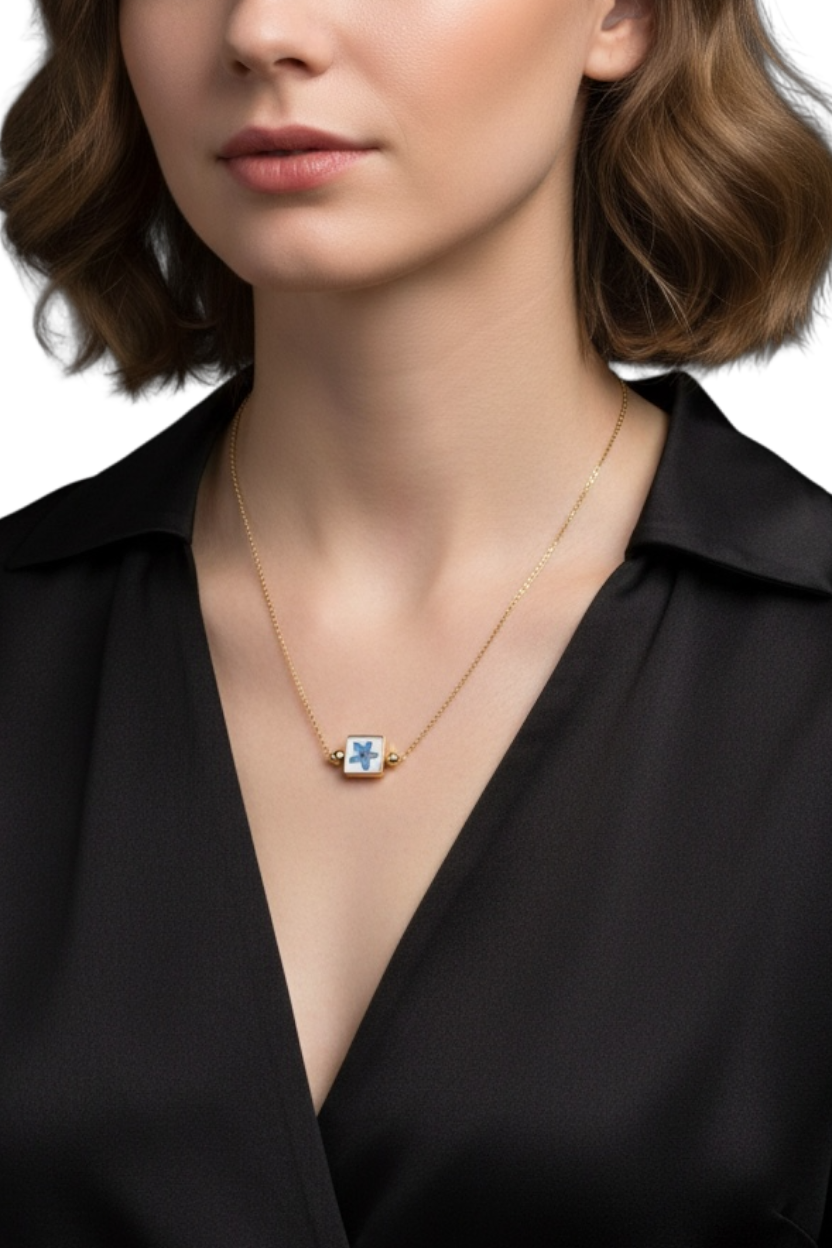 Auradel Interchangeable Necklace UV Resin Mini Kit CONQUERING Silver or Gold