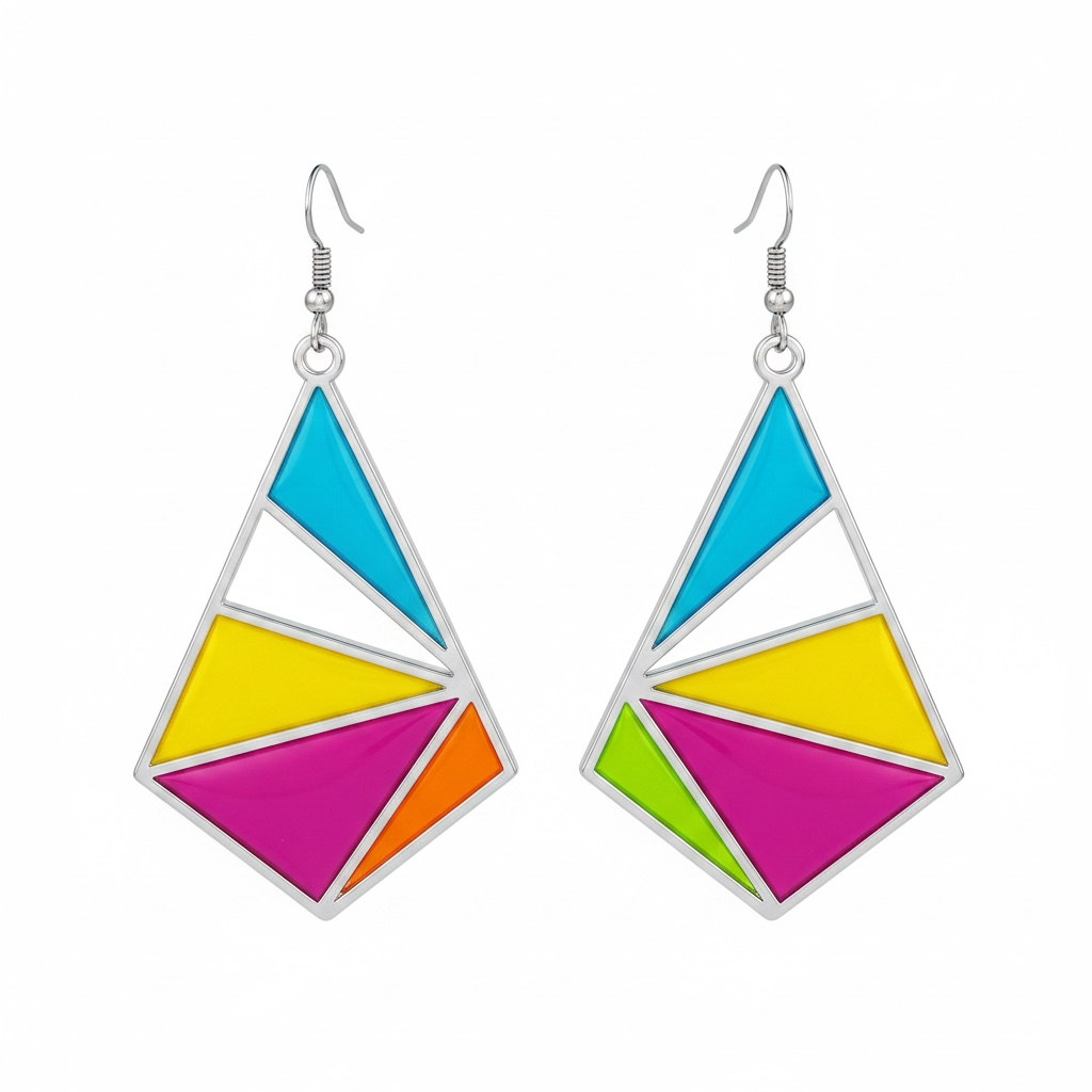 Geometric Shape Open Back Bezel Blank - 10 Pc