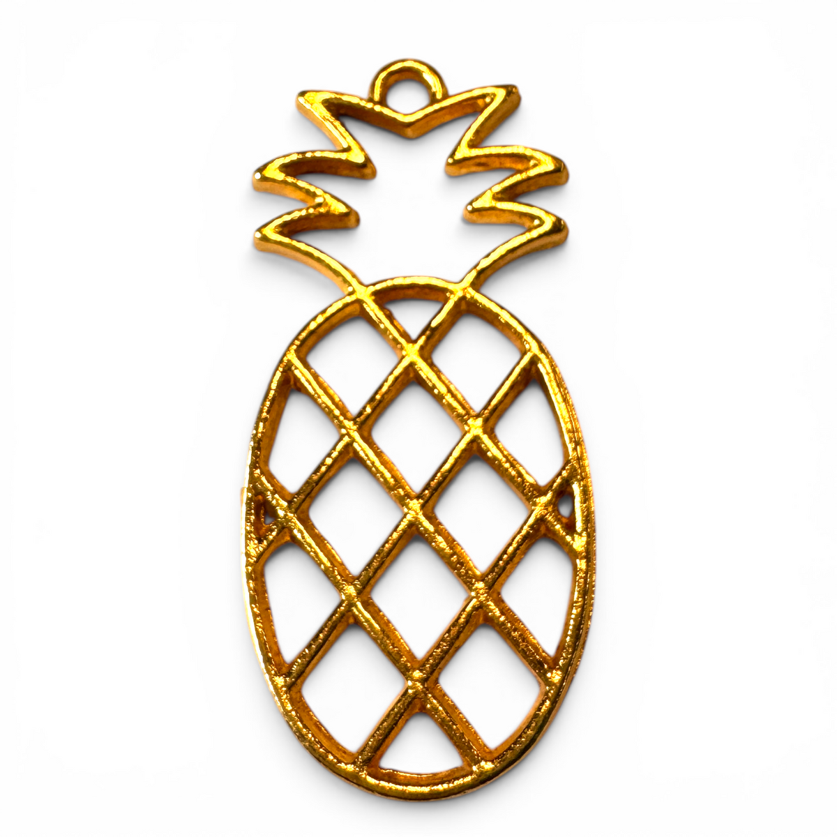 Pineapple Open Back Bezel Blank - 10 Pcs