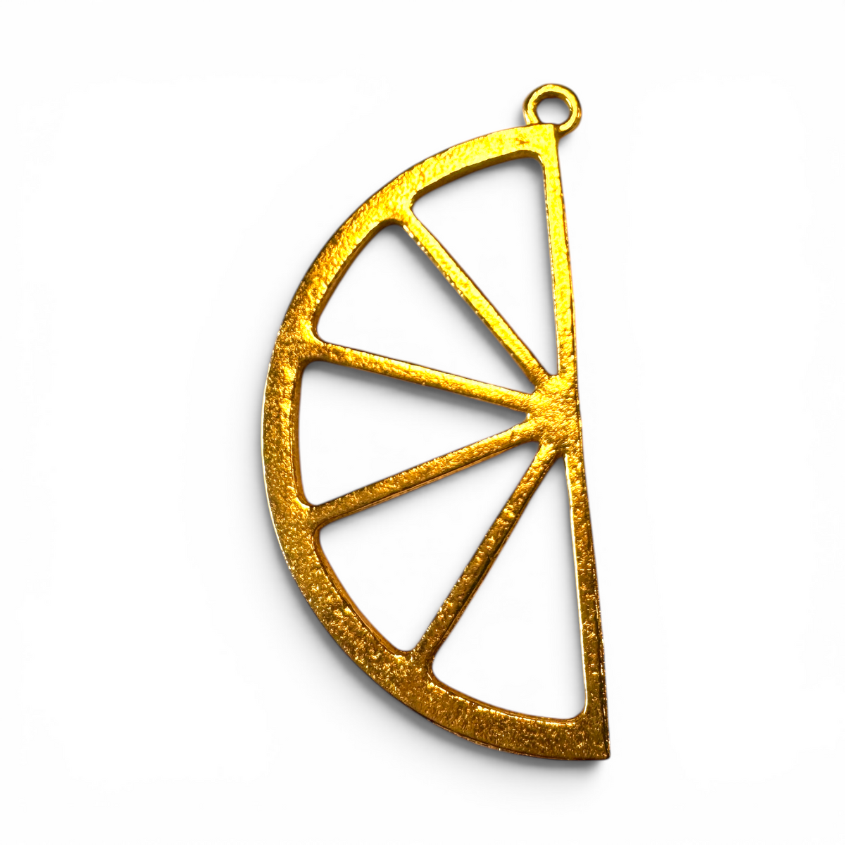 Lemon or Orange Slices Open Back Bezel Blank - 10 Pc