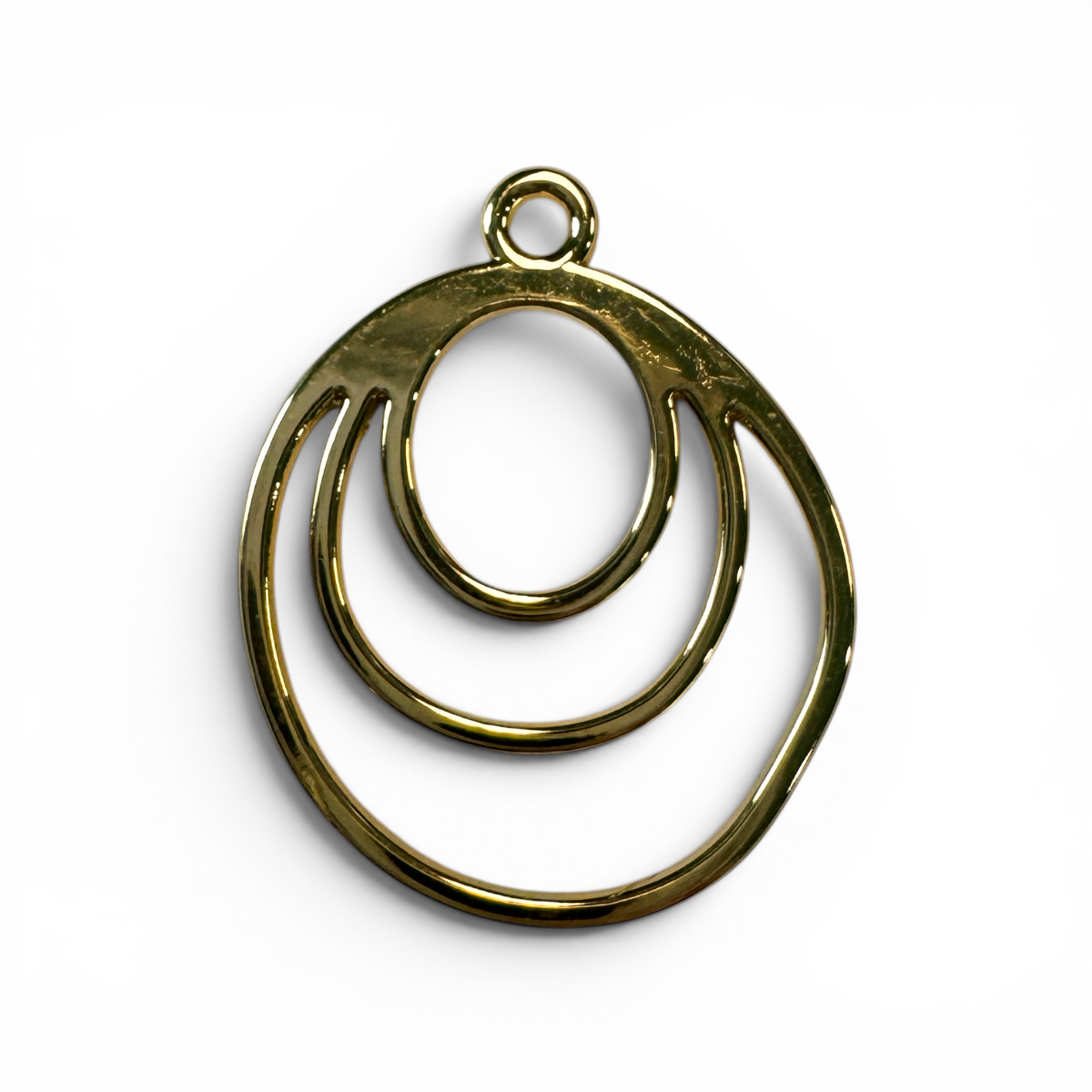 Circle Geo Shape Open Back Bezel Blank - 10 Pc