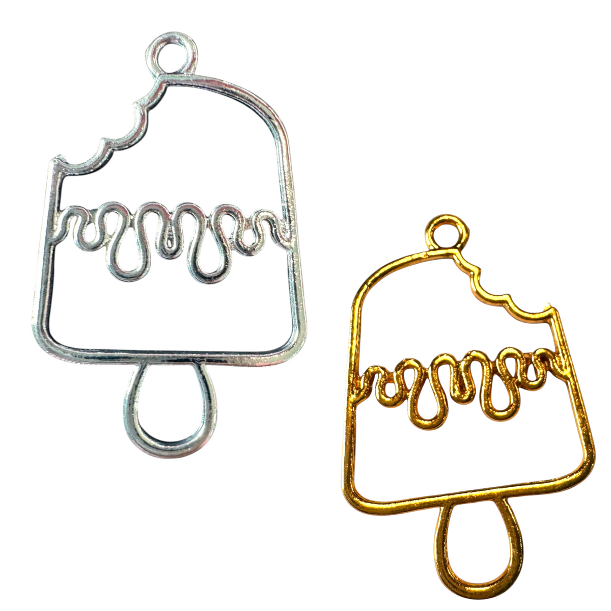 Popsicle Open Back Bezel Blank - 10 Pc