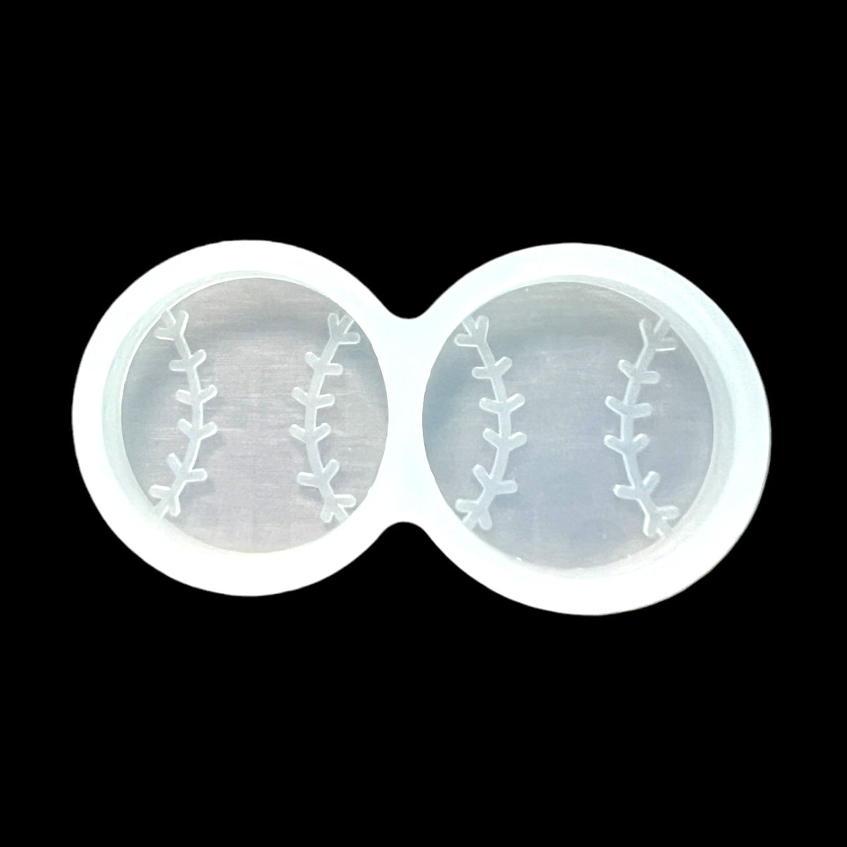 UV Safe Baseball or Softball Stud Earring Mold for Epoxy Resin Art