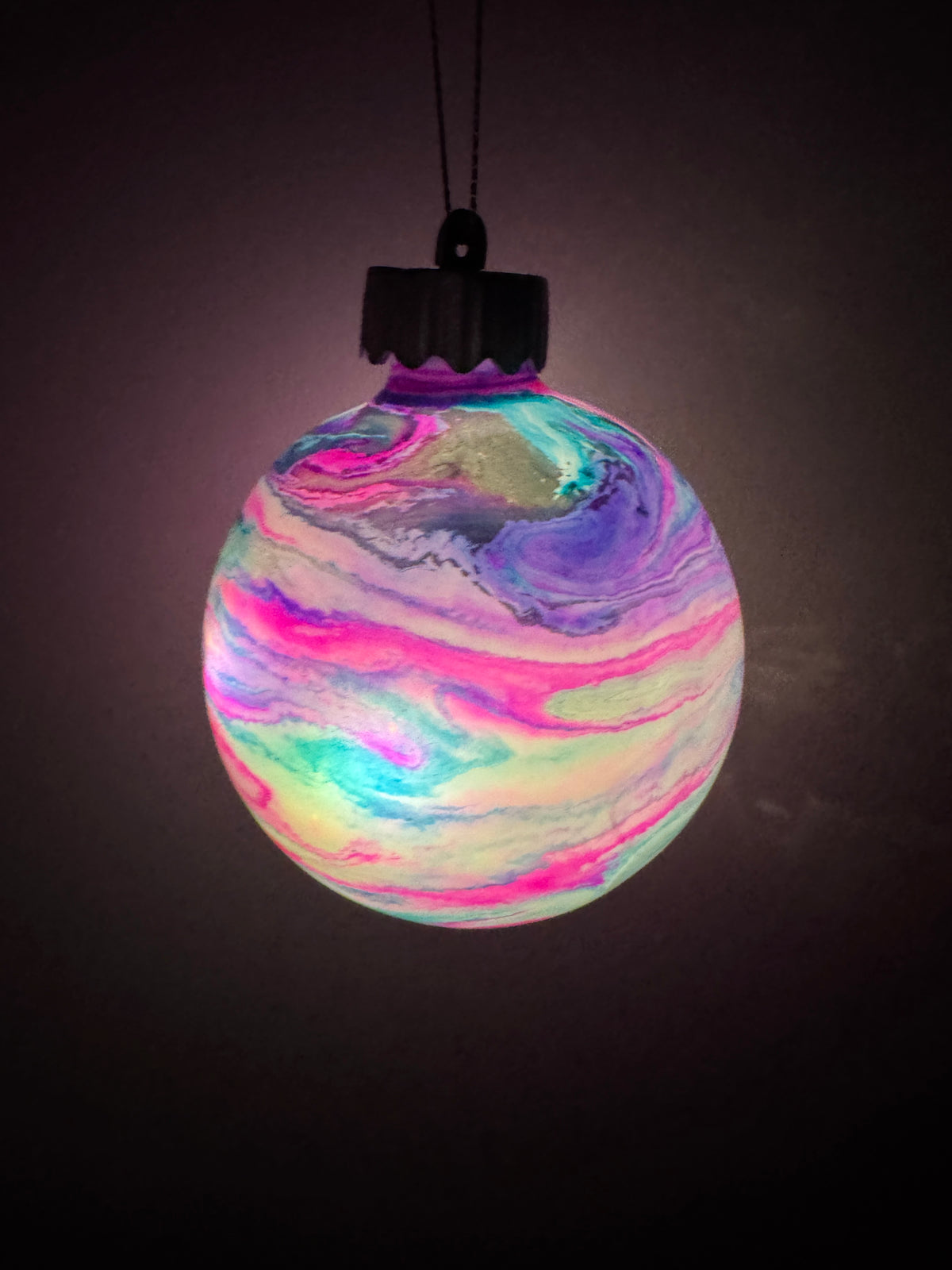 DIY LED Light-Up Holiday Ornament Mini Kit with Epoxy and Decals (Pack of 10 Ornaments)