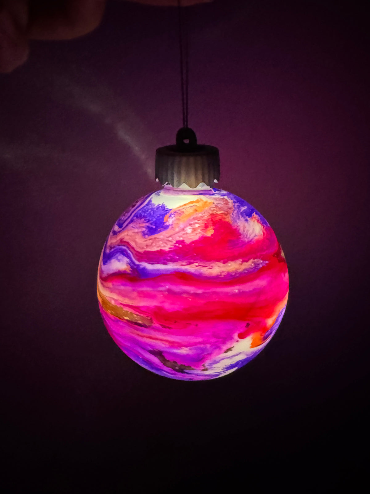 DIY LED Light-Up Holiday Ornament Mini Kit with Epoxy and Decals (Pack of 10 Ornaments)