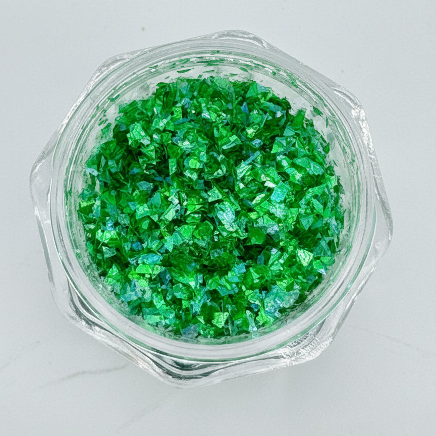 Green Emerald Color Micro Premium Pigment Flakes