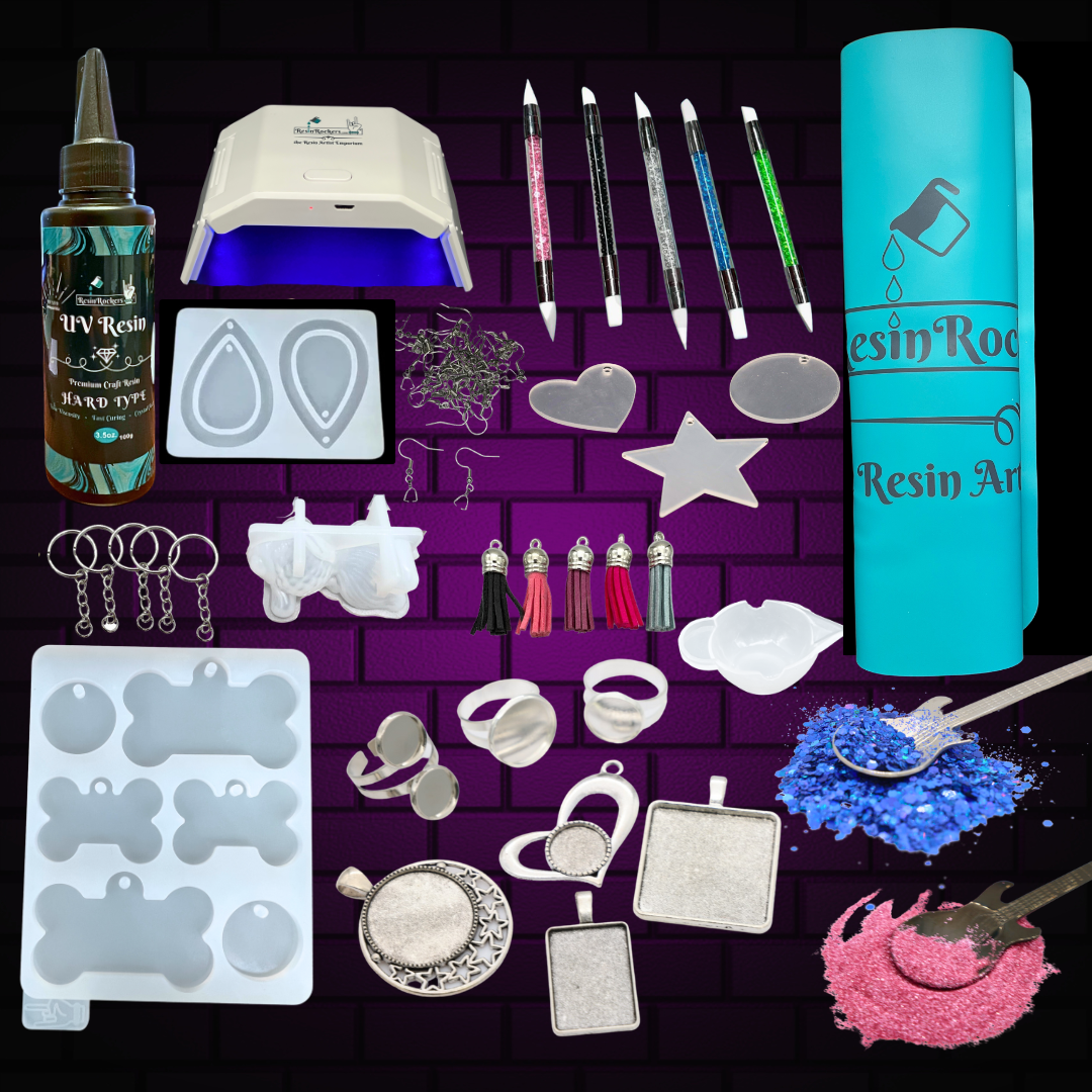 Resin Rockers UV Resin Beginners Starter Kit CLASS KIT