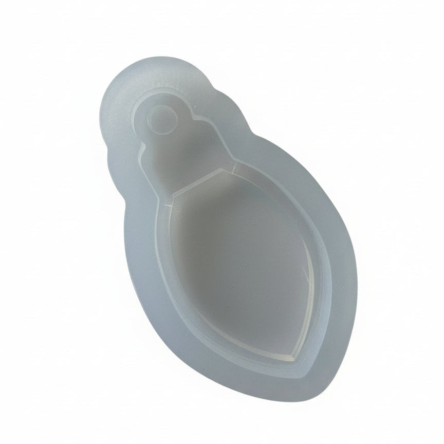 Christmas Light Bulb Shaker Mold with Holiday Clay