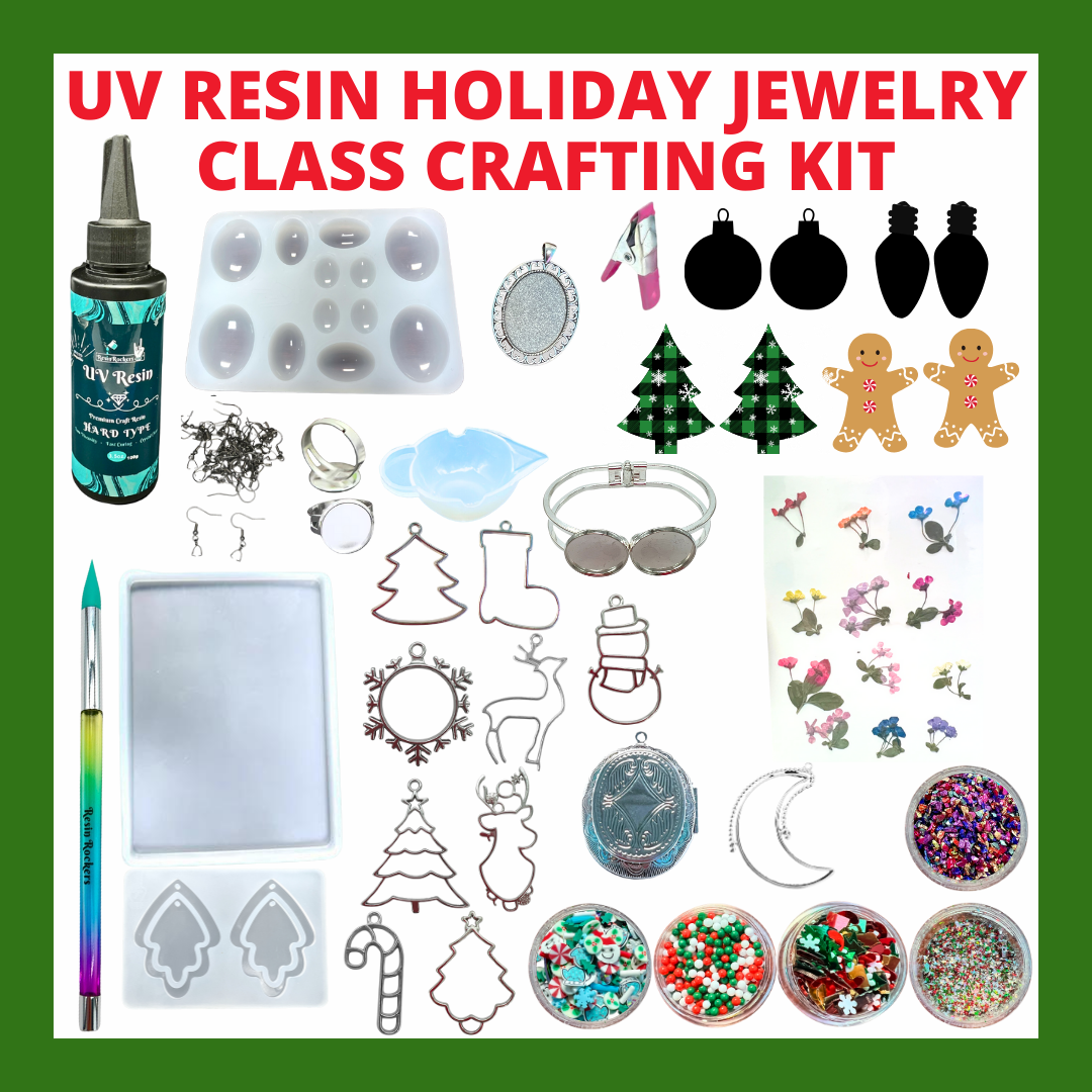 UV Resin Holiday Jewelry Kit