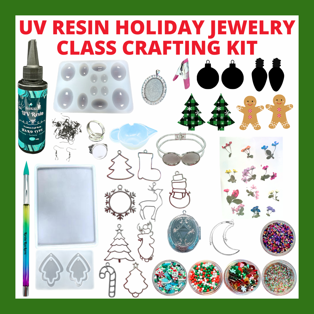 UV Resin Holiday Jewelry Kit