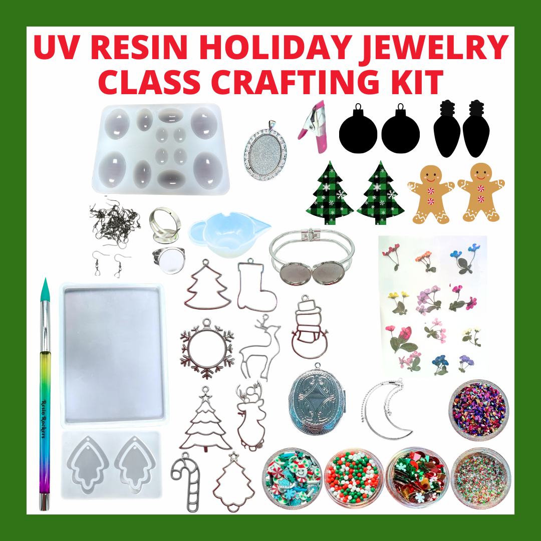 UV Resin Holiday Jewelry Kit