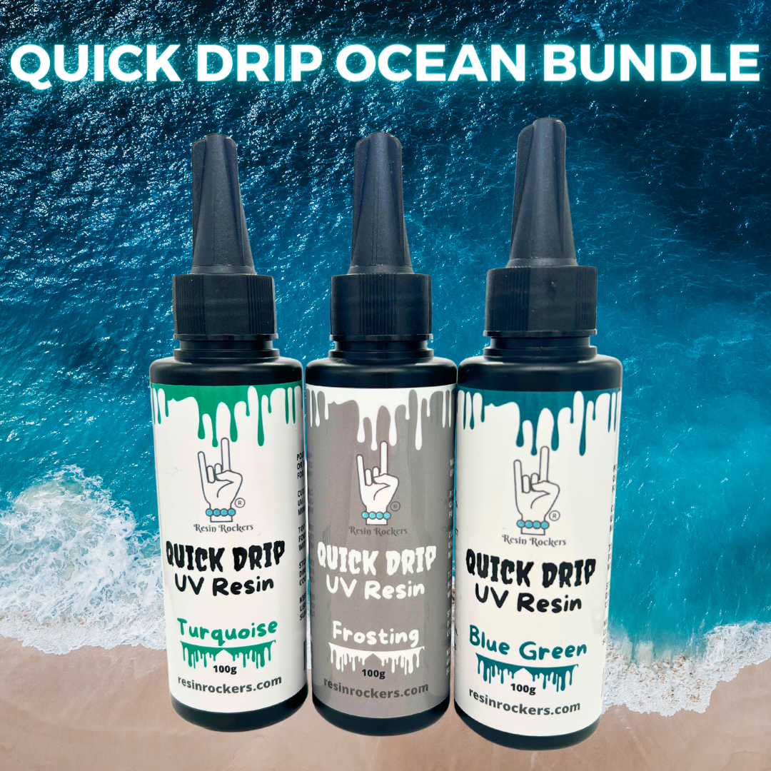 Quick Drip Ocean Bundle UV Resin for Pens & Tumblers - Resin Rockers