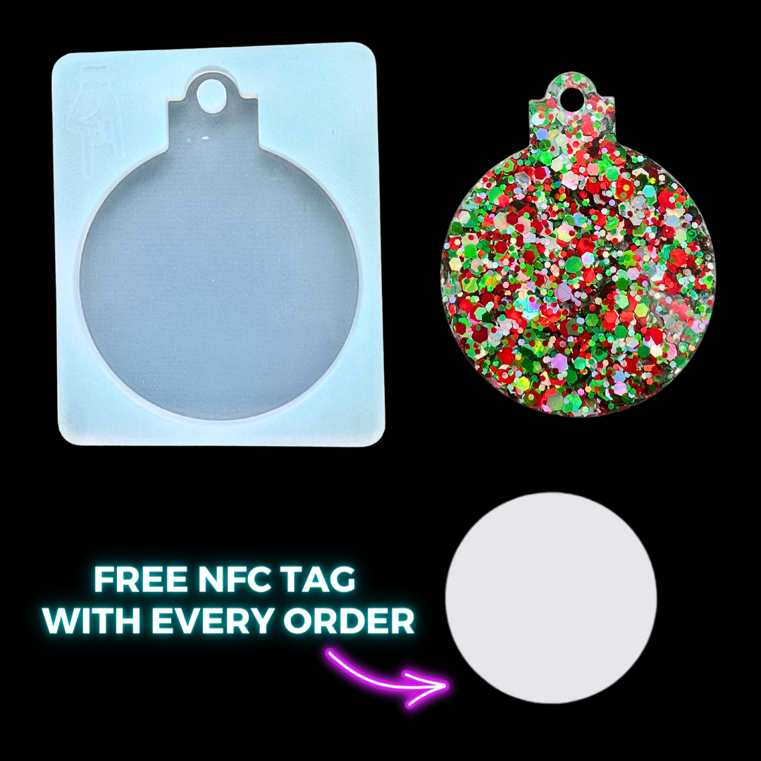 Resin Rockers Exclusive Small Ornament Mold for UV and Epoxy Resin - FREE NFC TAG