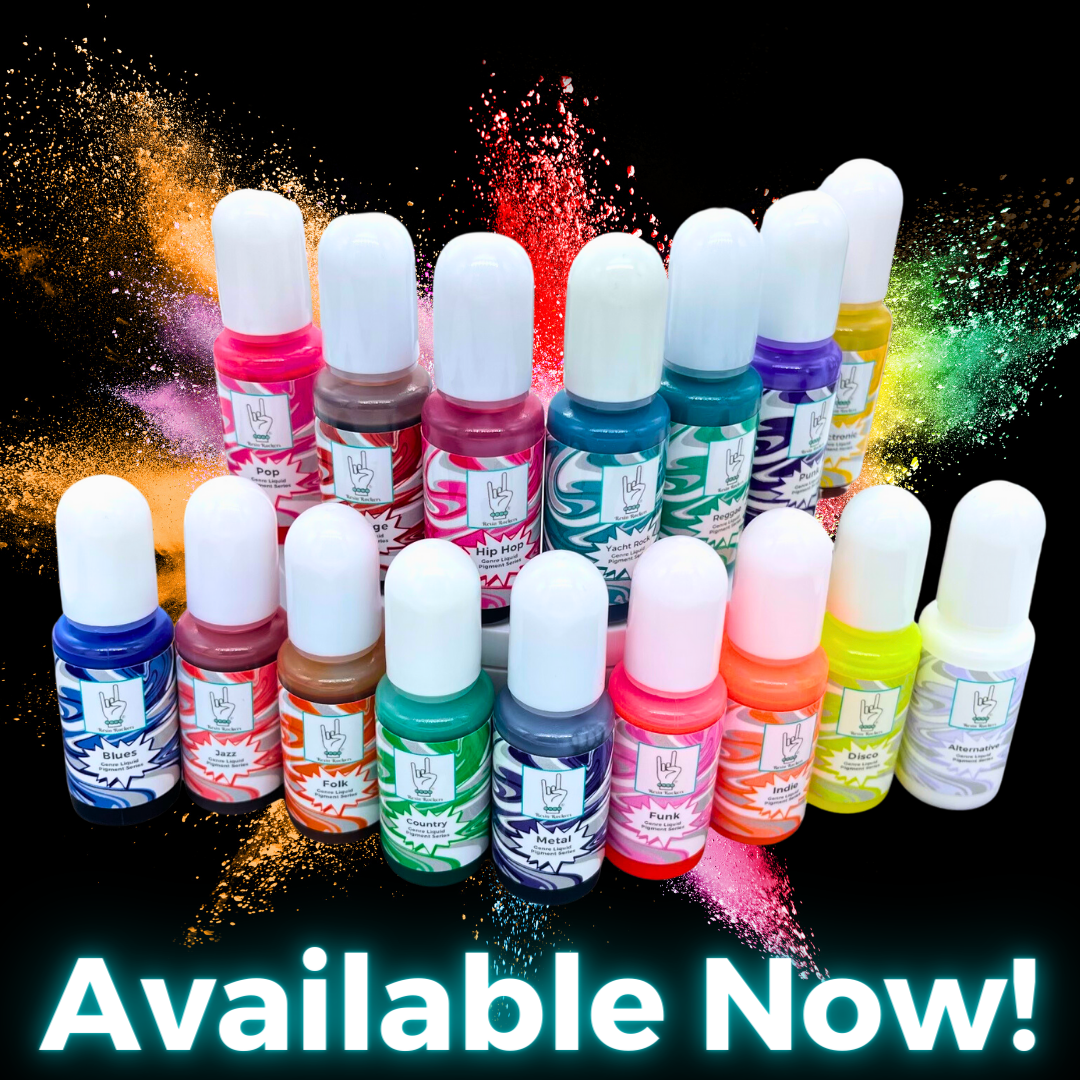 Genre Liquid Pigment Kit For UV Resin and Epoxy Resin 16 Colors