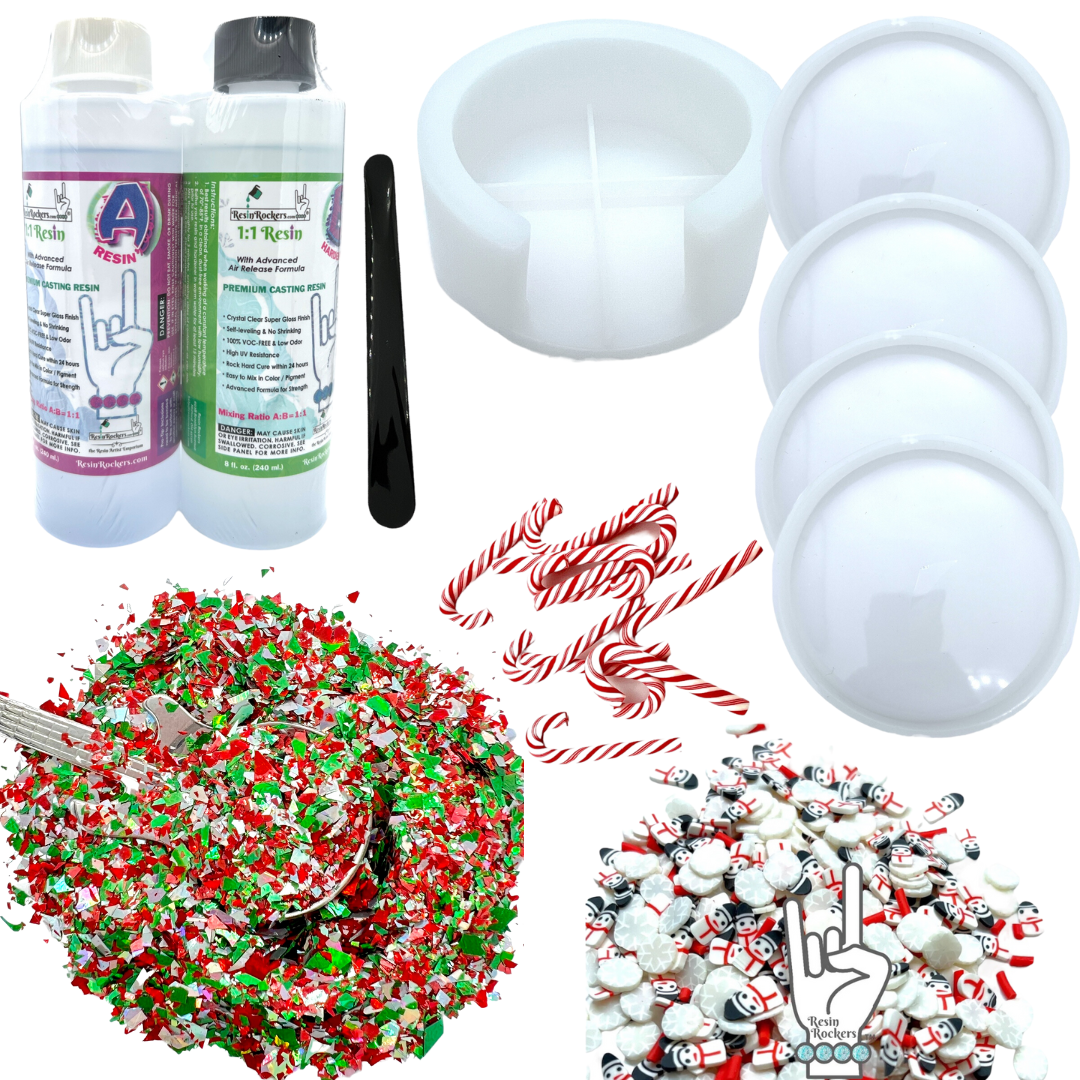 Dog Tag Crafting Kit with Exclusive Resin Rockers UV Safe Mold and Mor