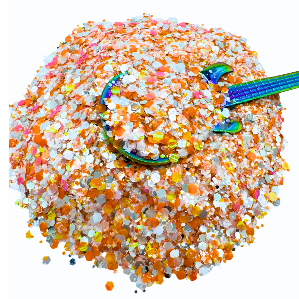 Orange Juice Noah K Series Pixie for Poxy Chunky Glitter Mix