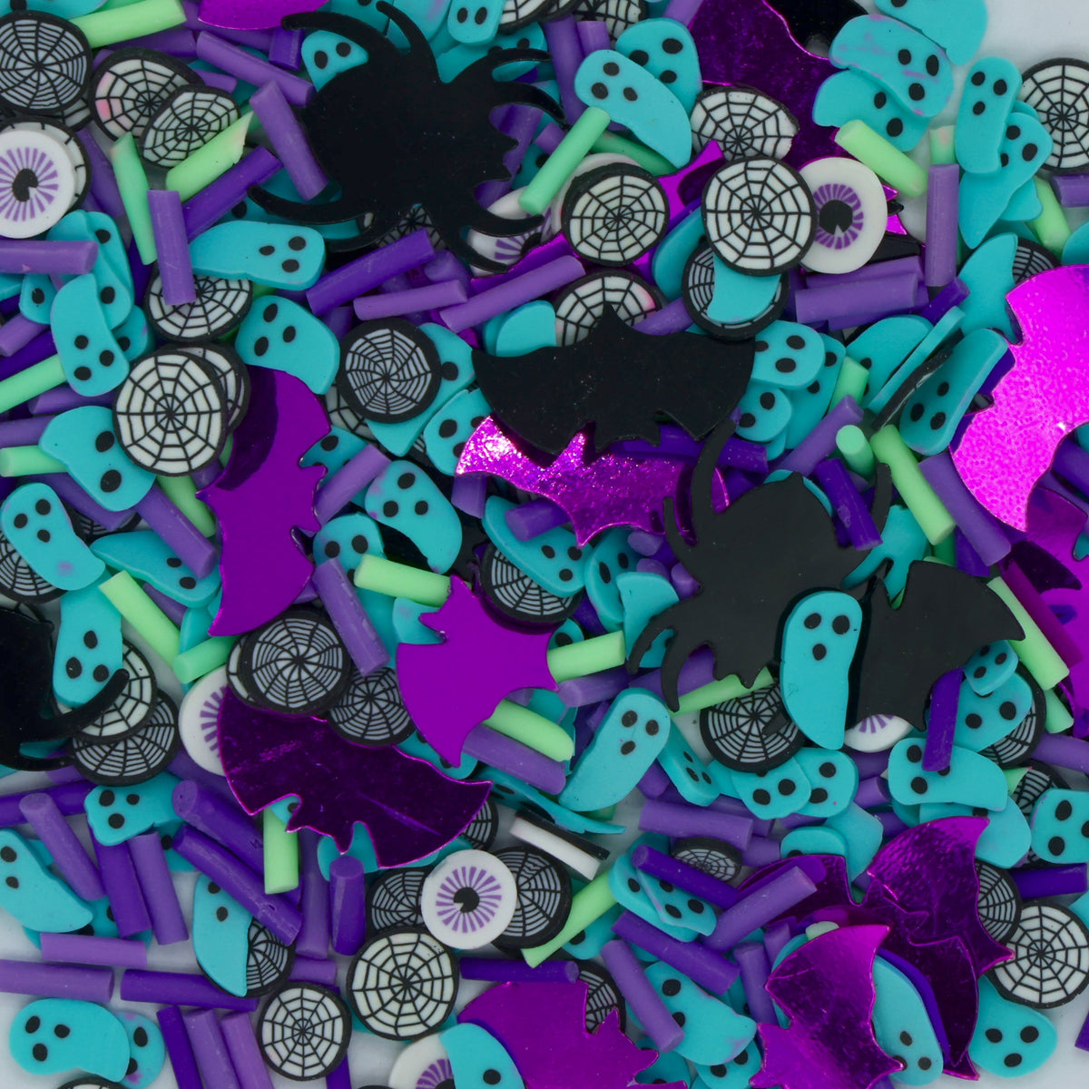 Haunted Mix Polymer Clay Piece and Glitter Mix