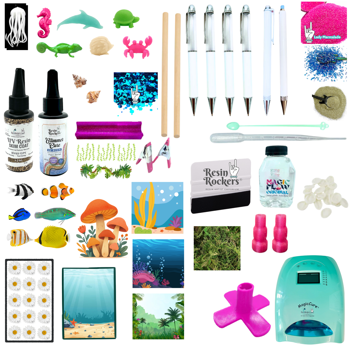 The Floating Fantasy UV Resin Pen Class Preorder: Snow Globe Edition