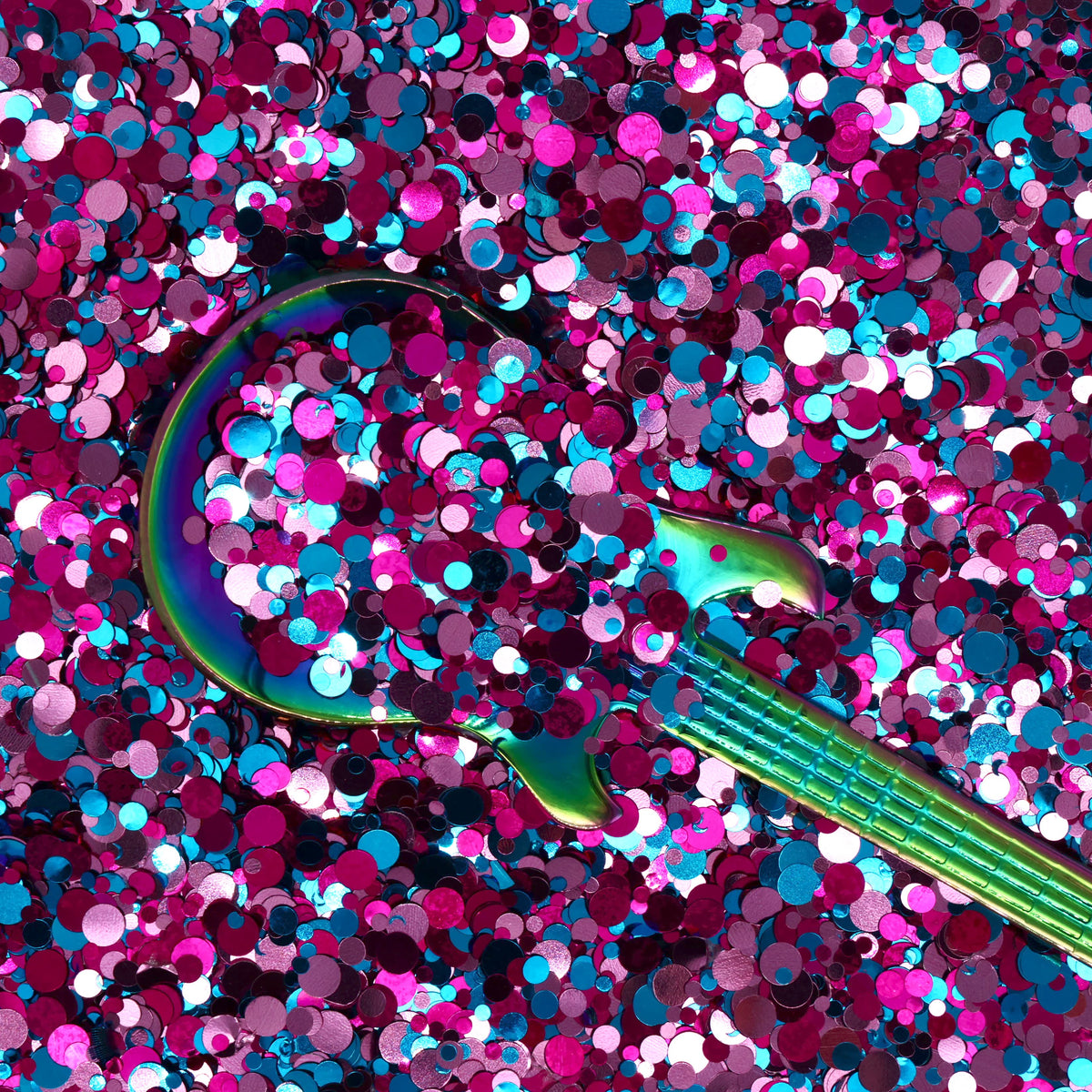 Teenage Dream Pink Purple Blue Chunky Metallic Dot Glitter Mix