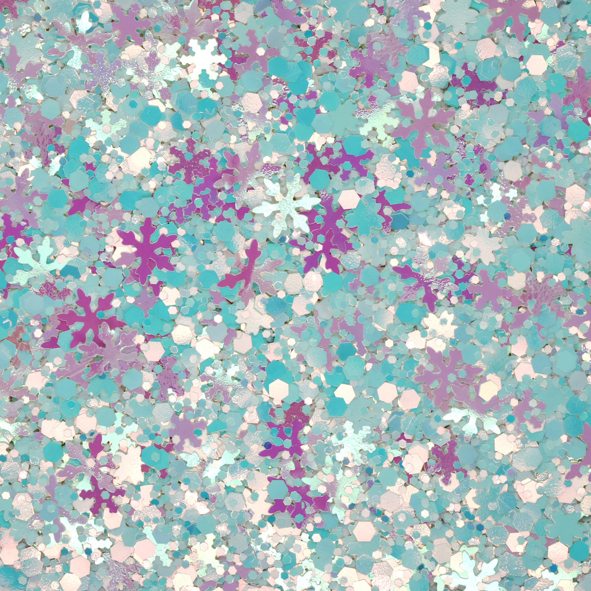 White Christmas Holographic Opal Holiday Chunky Glitter Mix