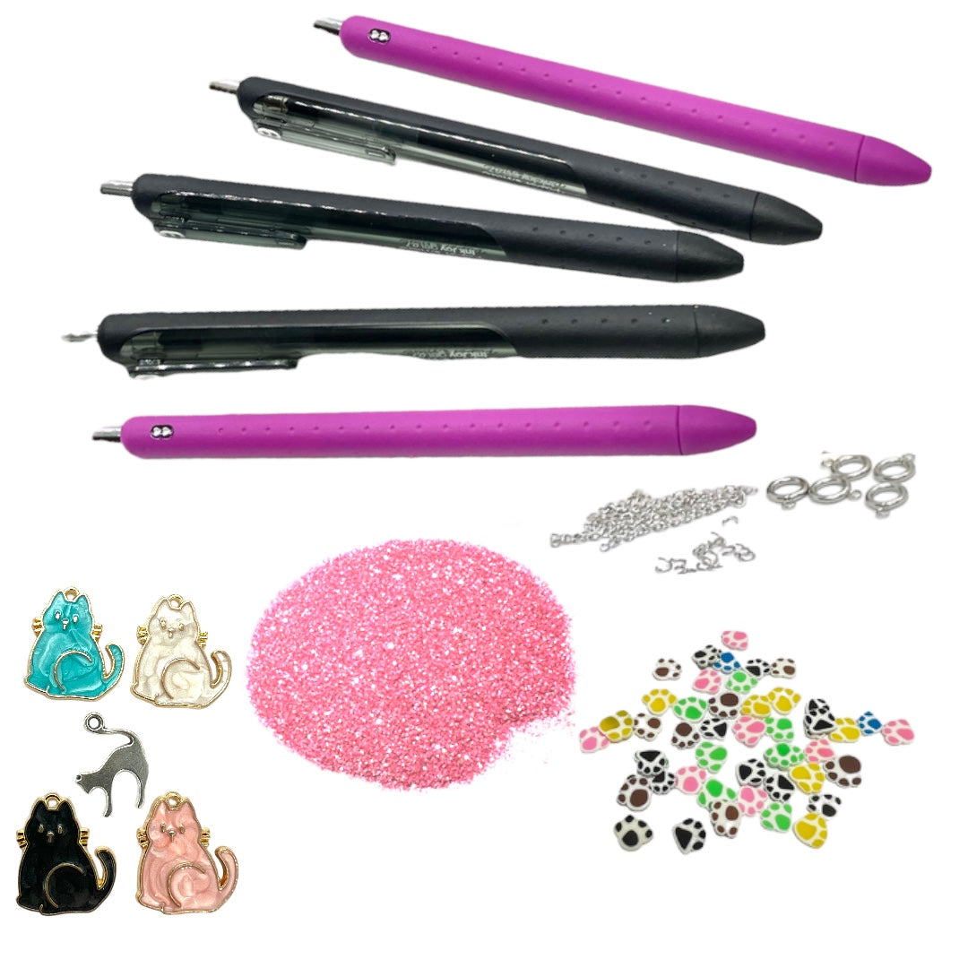 Cat Lovers Glitter Pen Crafting Kit