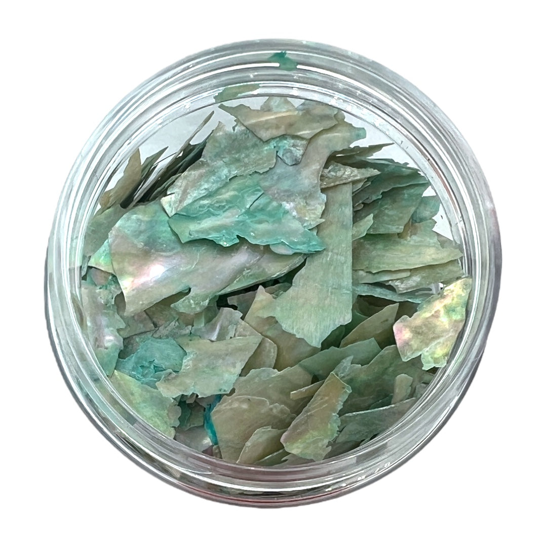Mother of Pearl Crushed Genuine Abalone Shell Piece Inclusions - 8 Colors!