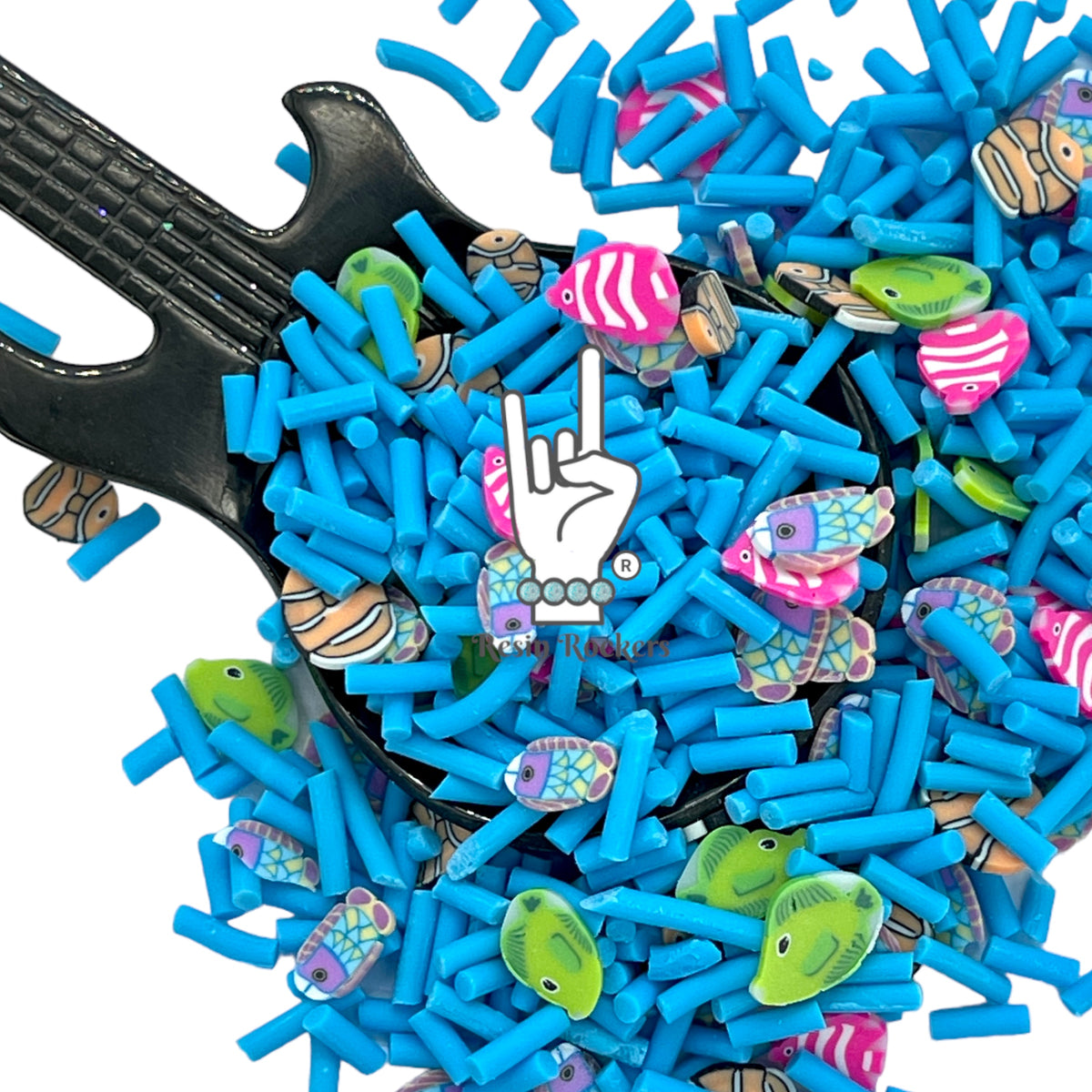 Aquarium Fish Polymer Clay Pieces - Resin Rockers