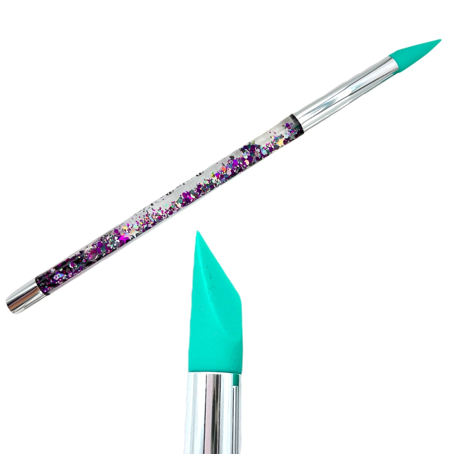 Reusable Silicone Snow Globe Glitter Brushes